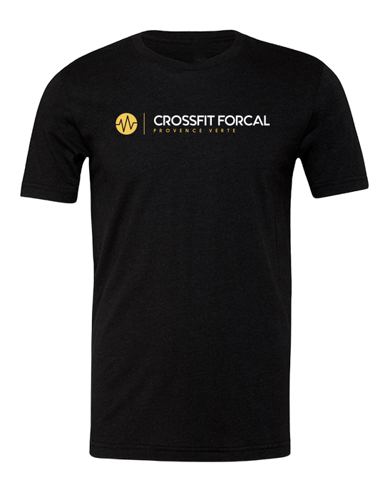 T-SHIRT HOMME NOIR CROSSFIT FORCAL